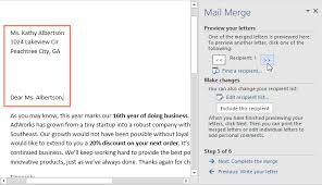 Rekan rekan tinggal ulangi langkahnya dan dilangkah terakhir ketik tutorialnya. Word 2016 Bahasa Indonesia Mail Merge