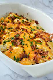 Keto Chicken Bacon Ranch Casserole Hearty Keto Dinner