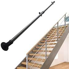 You can also leave the. Cmmc 1ft20ft Handrail Complete Kit Professional Industrial Style Wrought Iron Black Pipe Staircase Handrails Easy Install For Indoor And Outdoor Stairs Porch Deck Hand Rail Size4ft