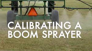 How To Calibrate A Boom Sprayer 1 128 Of An Acre Method Youtube
