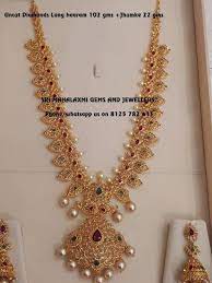 Traditional Designs Made With Perfect Finish Fine Quality Pure Uncut Diamonds Pure Gold Jewellery Bridal Gold Jewellery Designs Gold Jewellery Design Necklaces