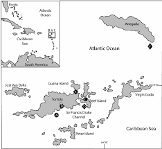 Covering a total area of only 153 sq. Map Of The British Virgin Islands Situated In The Northern Caribbean Download Scientific Diagram