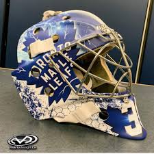 A recent jack campbell sighting. Onepunchhockey On Twitter Jack Campbell S New Toronto Maple Leafs Mask Leafsforever Leafs