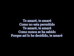 Te Amare Alejandro Fernandez Letra Youtube En 2020 Te Amo Alejandro Te Amo Letras