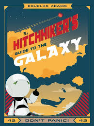 Hitchhiker's Guide to the Galaxy | Book Poster | Unframed - Etsy New Zealand