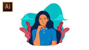 Business man described and showing graph. How To Create Flat Illustration Based On Photo In Adobe Illustrator Youtube