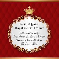 The internet had a lot of thoughts. Royal Wedding Guest Name Generator Wplw Fm