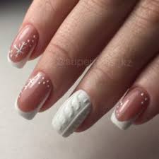 Its pastel palette pairs well with neutrals. Festive French Nails The Best Images Bestartnails Com
