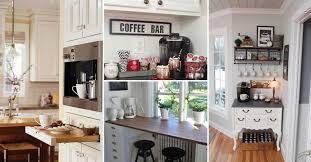 Start Your Morning With A Cup Of Coffee Having A Coffee Station At Home Almost Is The Dream Of Every Coffee Coffee Bar Home Home Coffee Stations Diy Home Bar