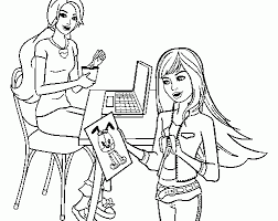 Dibujos Para Colorear De Barbie