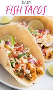 Packed into our grilled fish tacos recipe, tomatillos (they protect against colon cancer!) and pineapples (full of an enzyme that reduces fatigue during exercise!) bring a serving of health to #tacotuesday. Easy Fish Tacos With Slaw And Chipotle Sauce 40 Aprons