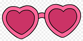 Download Sunglasses Love Sticker By Csak For Ios Transparent Heart Glasses Clipart 3275501 Pikpng