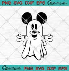 Download Mickey Mouse Boo Ghost Halloween Svg Png Eps Dxf Disney Halloween Cricut File Silhouette Art Designs Digital Download