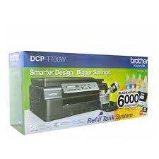 A smart printer design that takes the hassle out of ink refilling. Brother Dcp T700w Multifunction Ink Tank Printer Print Scan Copy Wireless Adf Jungle Lk