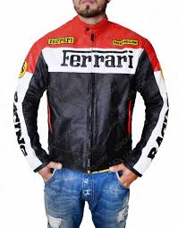 The ferrari f8 tributo coupe and spider convertible possess two supercar hallmarks—exotic bodywork and exciting performance. Ferrari Biker Jacket Red And Black Motorcycle Leather Jacket