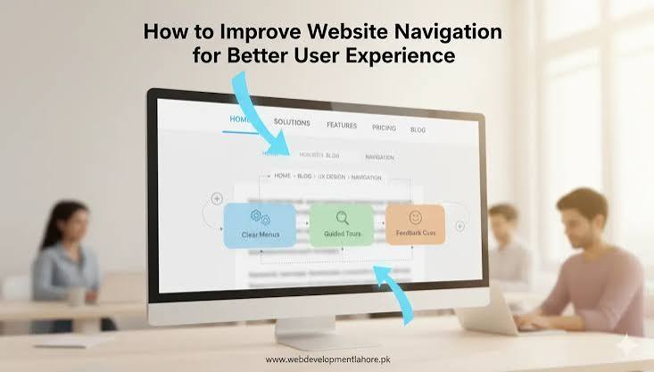 How to Improve Website Navigation for Better User Experience - Web Development Lahore