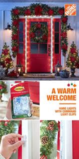 Be Sure Every Welcome Is A Warm One This Holiday Season With Command Outdoor Light Clips You Can Outdoor Christmas Decorations Christmas Deco Christmas Diy