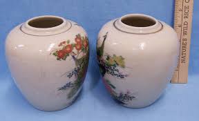 Andrea by sadek bird blue jay figurine. Vintage Lot 2 Vases Jar Urns Japan Peacock And 50 Similar Items