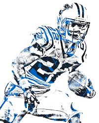 Christian Mccaffrey Carolina Panthers Pixel Art 22 Mixed Media By Joe Hamilton