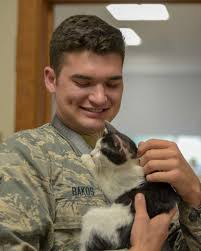 U.S. Air Force Senior Airman Thomas Bakos, a medical