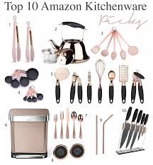 Favorite Rose Gold Kitchenware From Amazon Beauty Detour Rose Gold Kitchen Copper Kitchen Copper Kitchen Accessories