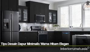 Ide 34+ kran sink wasser. Tips Desain Dapur Minimalis Warna Hitam Elegan Interior Rumah