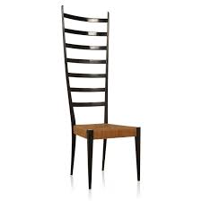 Gio Ponti Style High Ladder Back Chair Chair Antique Chairs Ladder Back Chairs
