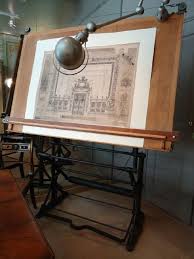 Vintage Drafting Table With Jielde Lamp Perfect Industrial Look Laboutiquevin Vintage Drafting Table House Furniture Design Industrial Drafting Tables