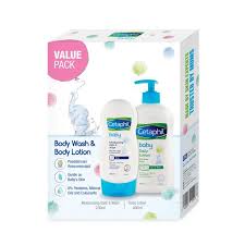 Cetaphil Baby Moisturising Bath Wash 230ml Lotion 400ml Regime Pack Baby Oil Lotion Baby Toiletries Baby Kids