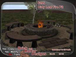 Adding mortar to the construction will definitely make it more sturdy, but it's not required. Second Life Marketplace Dirty Leaf Fire Pit