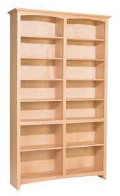 Give the gift of amazon for any occasion. 1556 84 X 48 Alder Mckenzie Bookcase Unfinished Furniture Of Wilmington