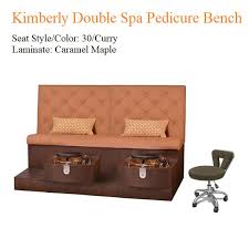 Kimberly Double Luxury Spa Pedicure Bench With Magnetic Jet Spacious Seating Salondepot Com In 2020 Pedicure Spa Spa Pedicure Chairs Luxury Spa