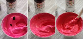 Add red food coloring in small increments, mixing well after each if you simply want a lighter shade, stir in white, or for a darker shade, mix with black. Deep Pink Magenta Hot Pink And Fuchsia Royal Icing The Sweet Adventures Of Sugar Belle