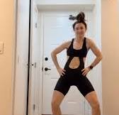 This is how I am walking into 2025. In a spandex diaper, with a top knot,  and dancing to the beat of my own drum. , Happy holidays friends. Stay  weird ❤️