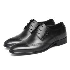 Shoes & accessories complete the look with a pair of stylish dress shoes, such as suede loafers or rich leather wing tips. Black Pointy Toe Brogue Elevator Shoes For Men Get Taller 2 8inch 7cm British Lift Business Formal Dress Shoes