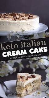 Low Carb Italian Cream Cake Recipe Keto Dessert Recipes Low Carb Cake Ketogenic Desserts