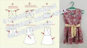Alles für deine träume und in deinem budget, mit ikea kommoden. Cara Membuat Pola Dan Menjahit Dress Anak Perempuan Model Kimono Dengan Mesin Jahit Mini Portable Youtube