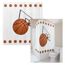Basketball And Hoop Shower Curtain Zazzle Com Custom Shower Curtains Bathroom Decor Curtain Decor