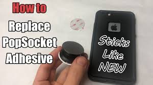 Spread out your stickers picture side down so that there is room between them. How To Make A Popsocket Sticky Again Youtube