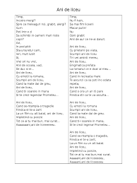 Maybe you would like to learn more about one of these? Ani De Liceu Versuri