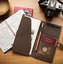 Porte Documents De Voyage En Cuir Porte Passeport Familial Porte Passeport Compagnon De Voyage Accessoires En Cuir