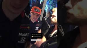 My sister was one of them. Chris Hemsworth Wishing Good Luck To Max Verstappen For His Race Youtube