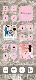 Ios 14 Launcher Jin Pink