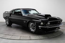 1969 Ford Mustang Black Boss 557 V8 Ford Mustang Boss Ford Mustang Muscle Cars