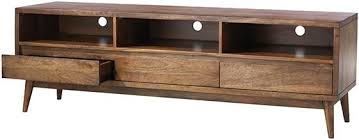 Conrad Antique Natural Entertainment Center Re 009 The Home Depot Tv Stand Wood Solid Wood Tv Stand Mid Century Modern Tv Stand