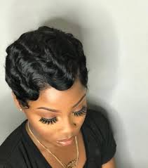 Among the vintage hairstyles of the epoch finger waves stand alone proudly. Pixie Cut Finger Wave Hairstyle Idea Ecemella
