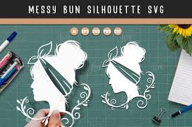 Messy Bun Mom Life Svg Messy Bun Svg File Free Svg Cut Files