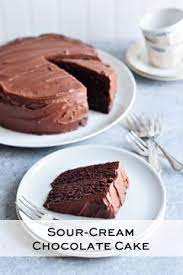 Marble Bundt Cake With Step By Step Photos Eat Little Bird Recipe Sour Cream Chocolate Cake Chocolate Cake Recipe Desserts