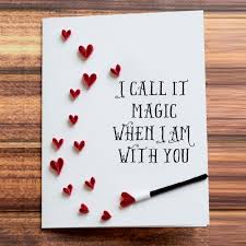 Select your color of cardstock and trace each of your child's hands onto the cardstock, using pencil. Cute Handmade Love Cards For Him