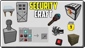 Descargar Security Craft Mod Para Minecraft Pe 1 14 30 Minas Block En 2020 Mods De Minecraft Minecraft Manualidades De Minecraft